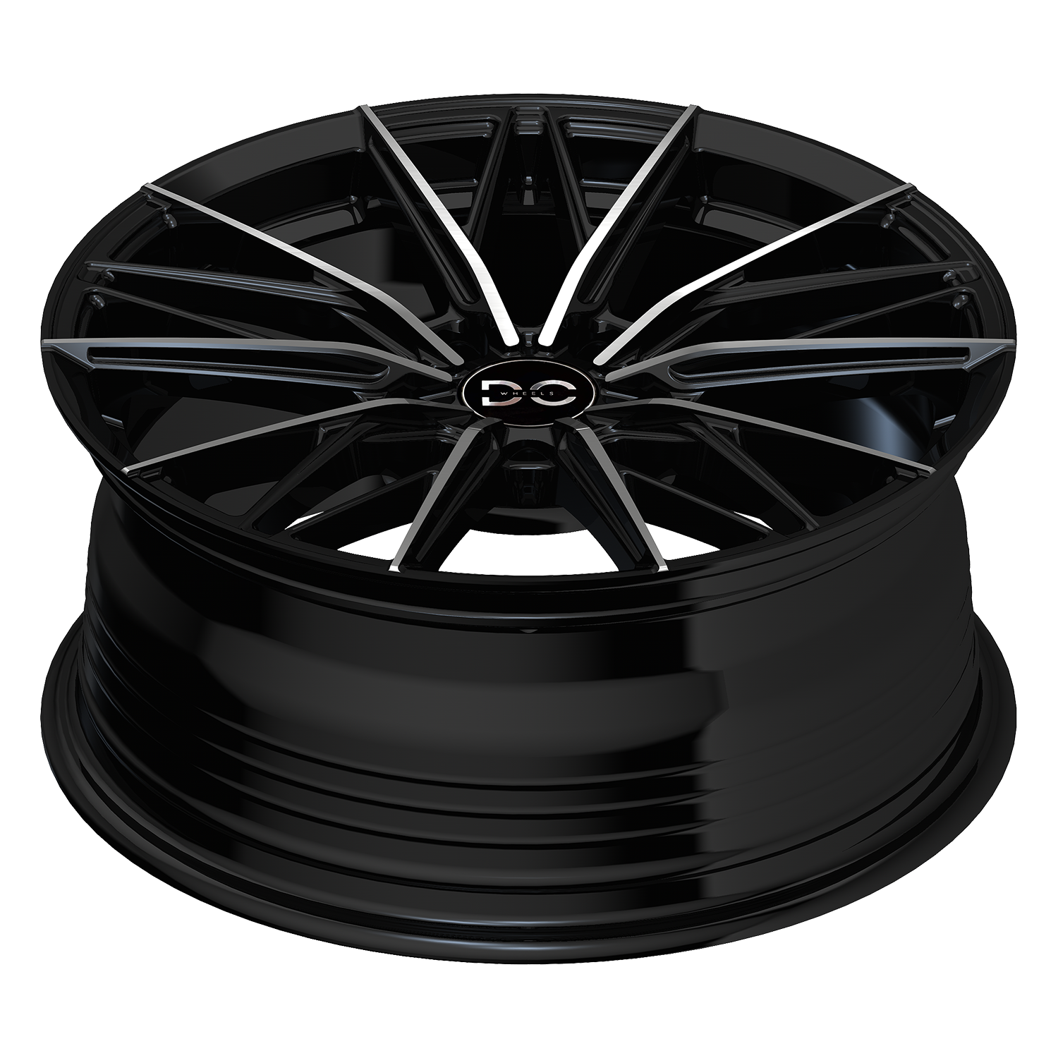 DC08 Black Machined Face